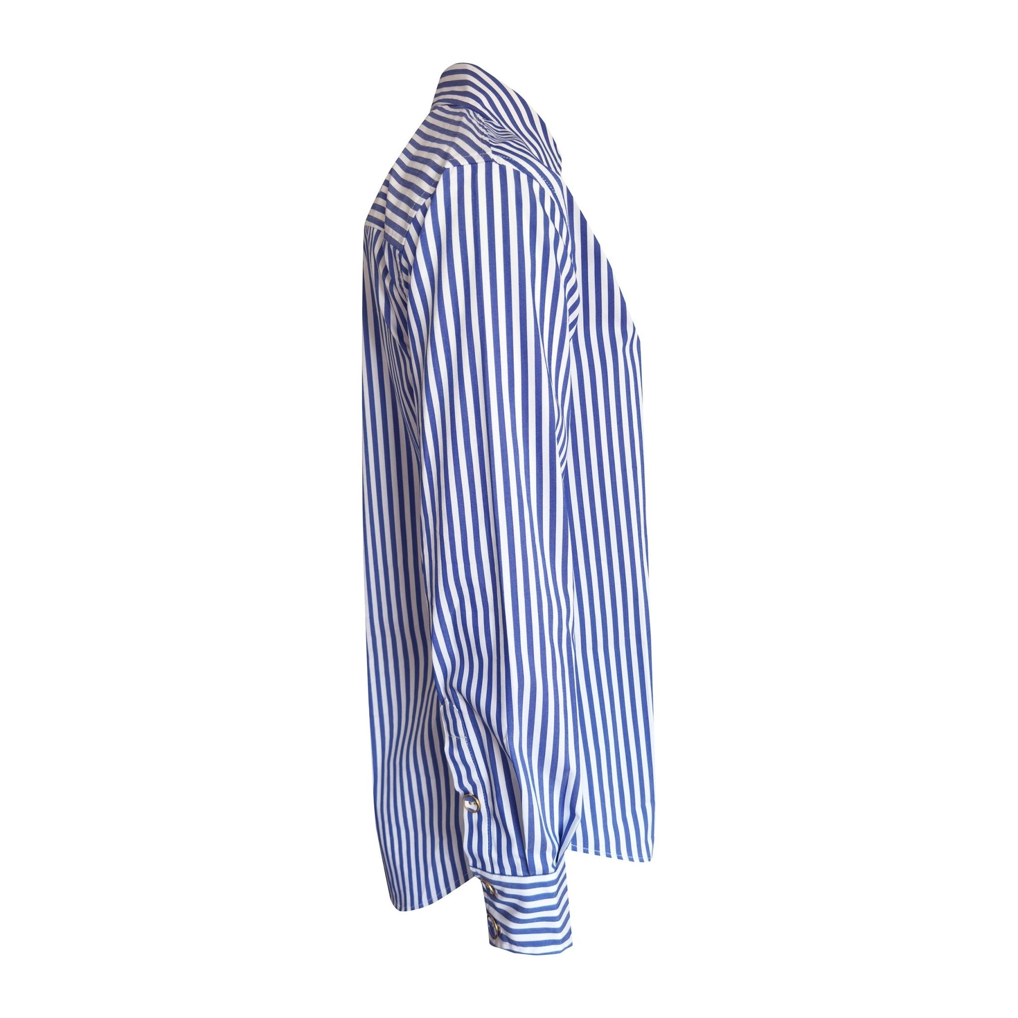 Classic Shirt Cobalt Stripe (with Personalised Monogram) - LEDORÉ