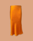 LeDoré Bias Skirt Papaya Silk - Sweepstake Winners™