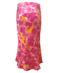 LeDoré Bias Skirt - Viola Floral Hot Pink/Orange Silk - Sweepstake Winners™