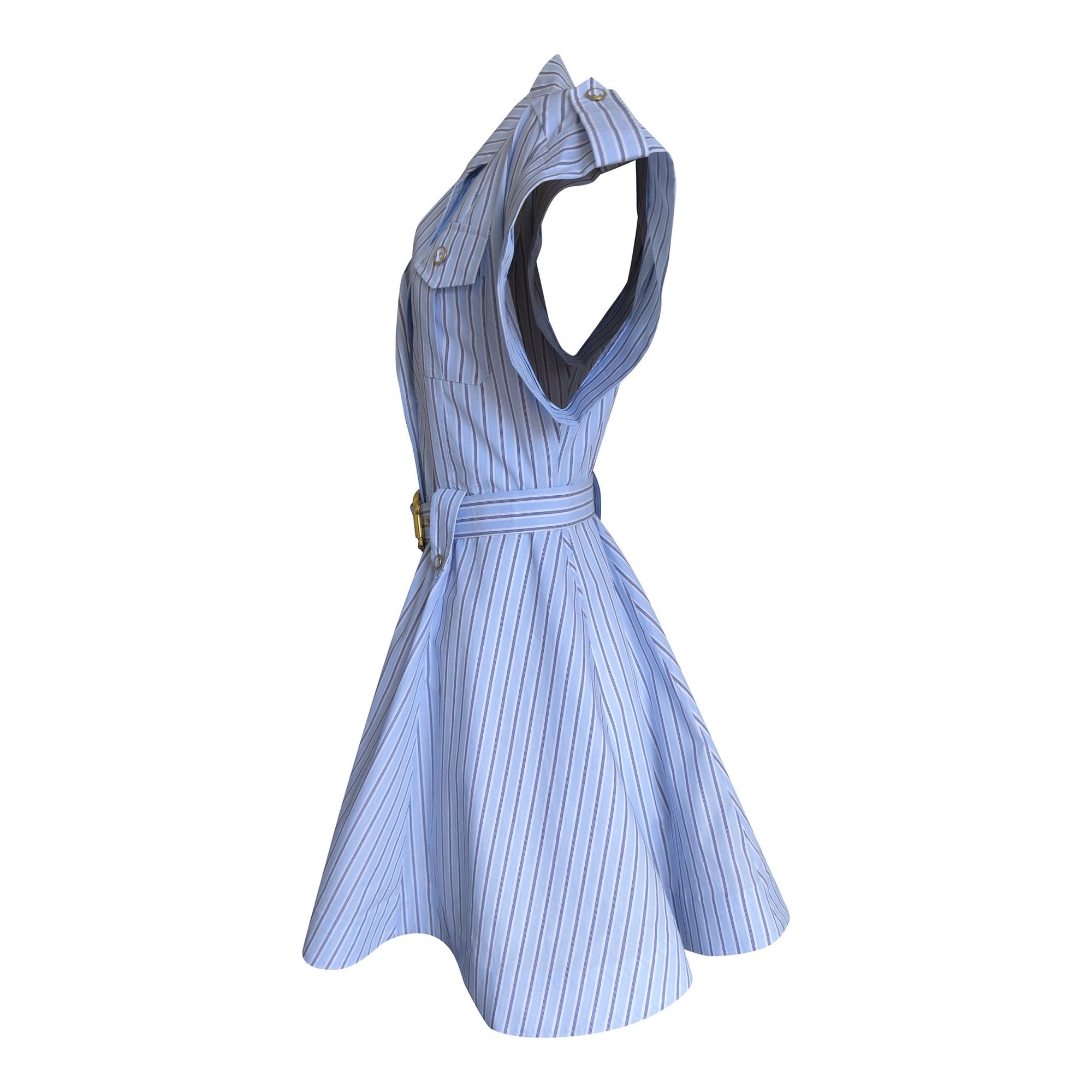 LeDoré Brigitte Shirt Dress Blue Stripe - LEDORÉ