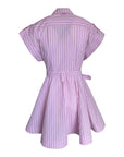 LeDoré Brigitte Shirt Dress Pink Stripe - LEDORÉ