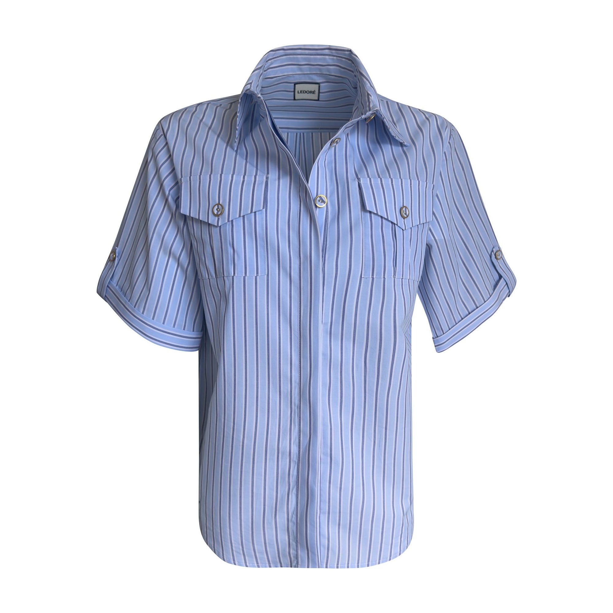 LeDoré Safari Shirt Blue Stripe - LEDORÉ